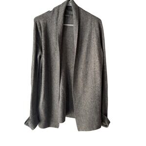 Vince Women Knit Cardigan Sweater S Ribbed Wool Cashmere Blend Quiet Luxury